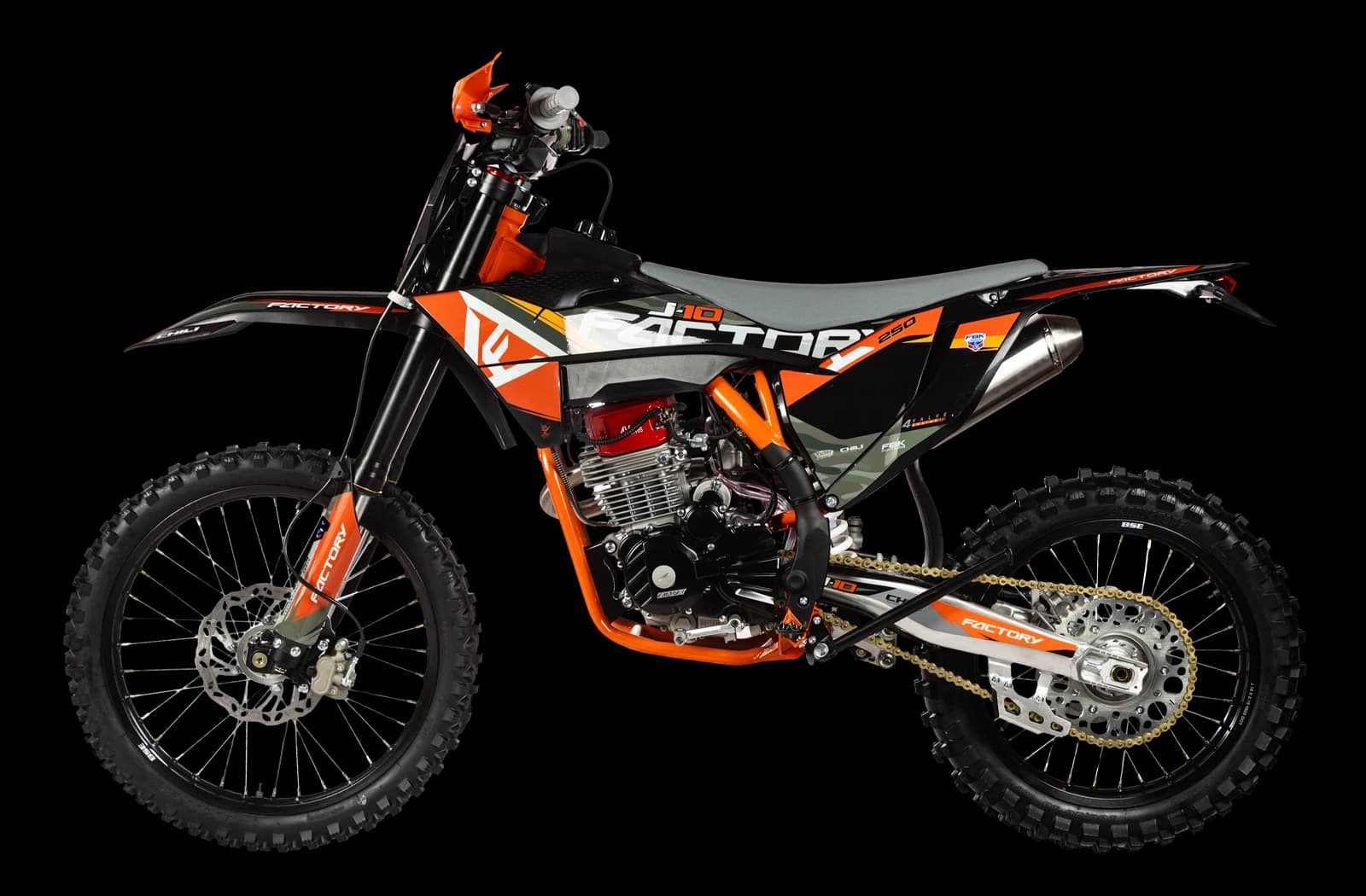 J-10 Dirty Line 250 — Vista lateral